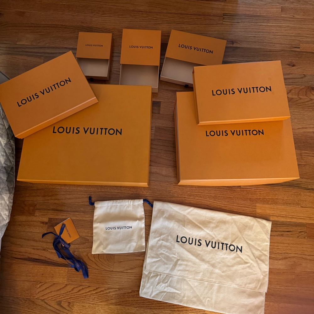 Authentic Louis Vuitton Boxes of all sizes